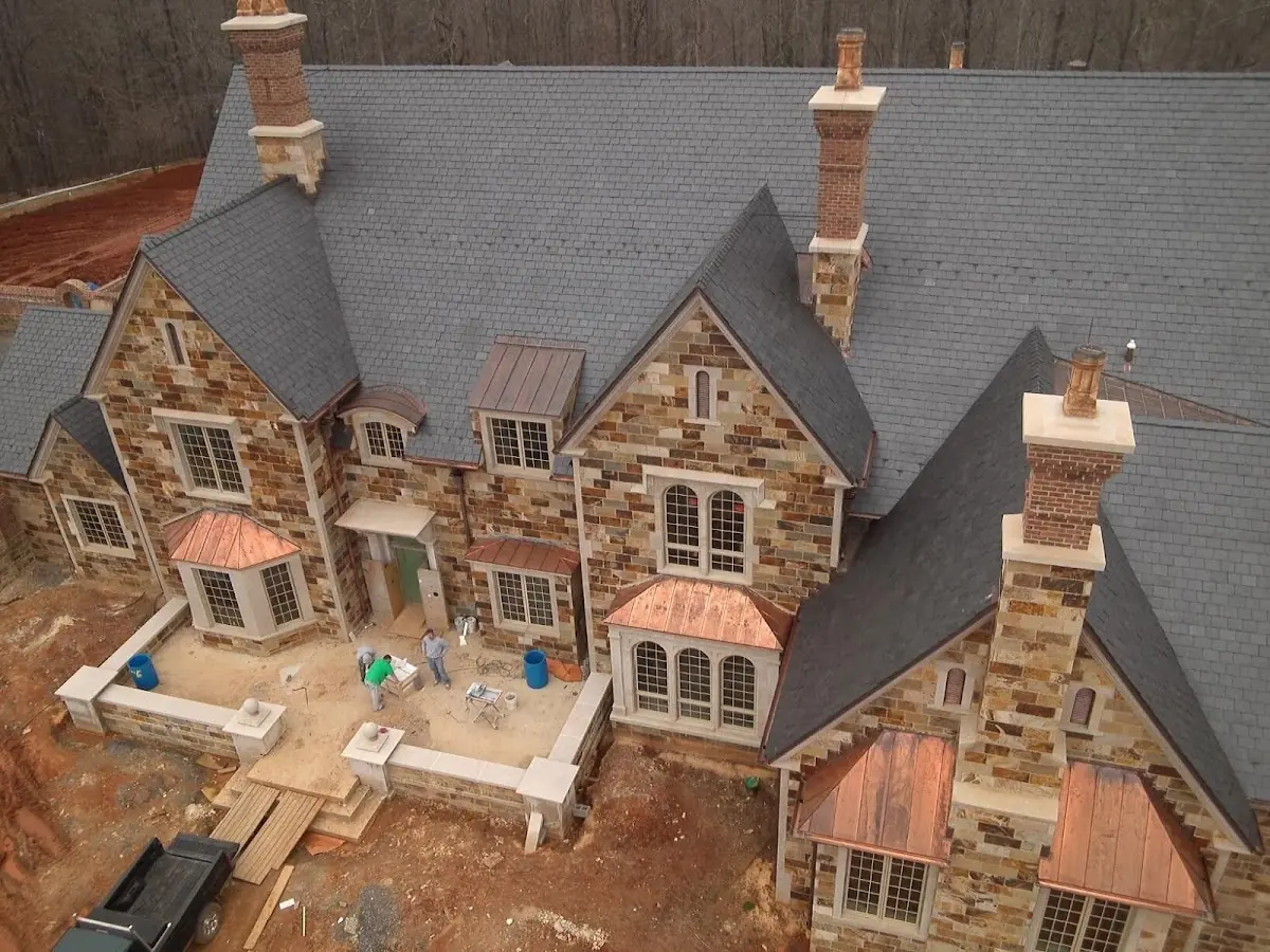 Craftsman Roofing Slate Roof Repair project in Delthome
